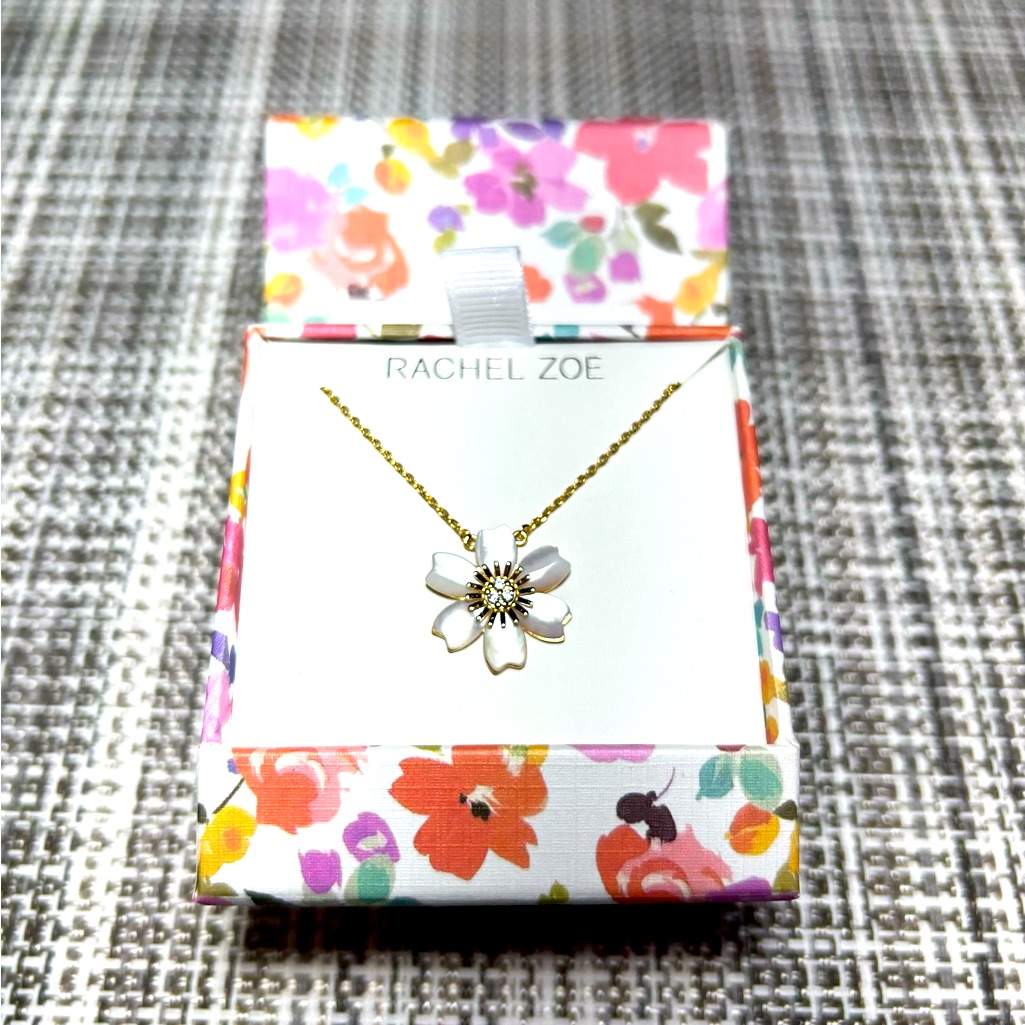 Rachel Zoe Brand New Gold Toned Necklace Box Included